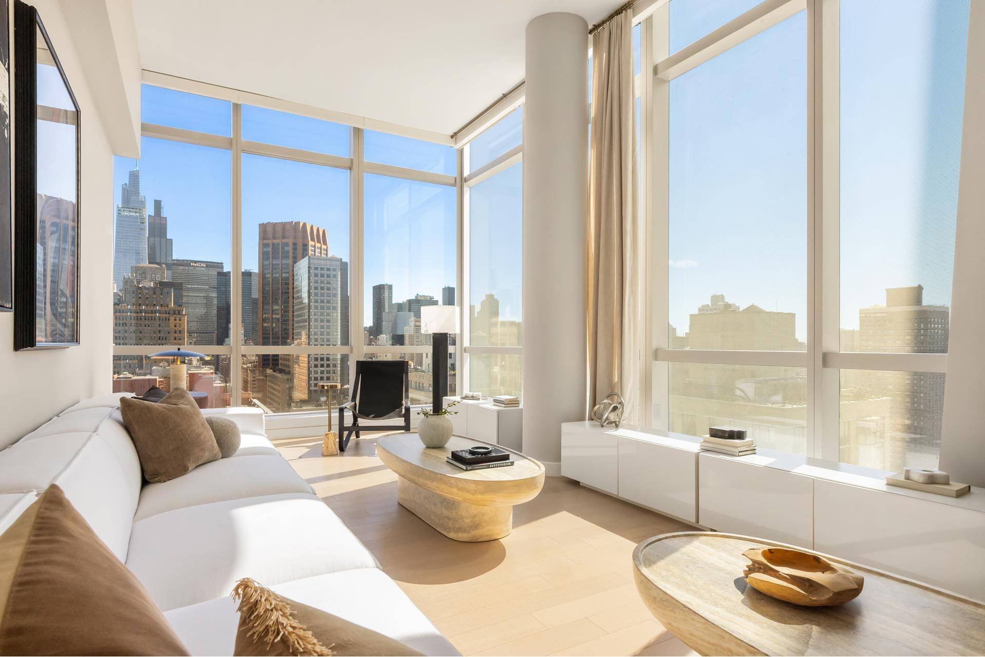 One of the only units in the building with 12 foot ceilings, two formal living rooms, three walk in closets, including dual walk ins in the primary suite, a dedicated ...