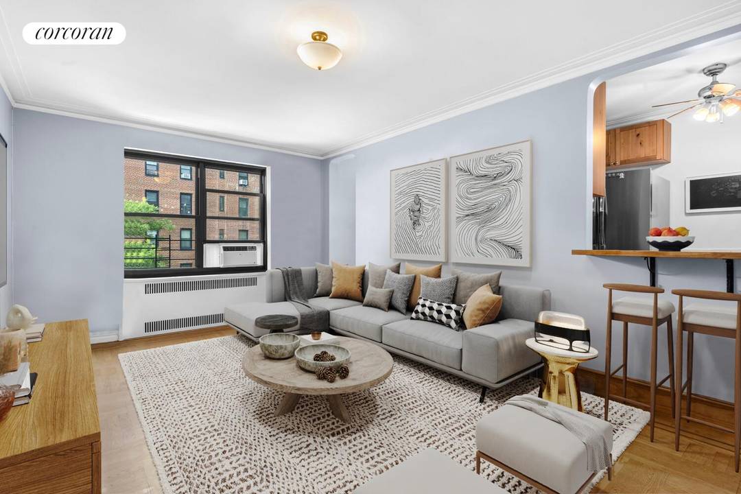 Welcome to this bright and elegant 2BR 2BA corner residence at 50 Park Terrace East.