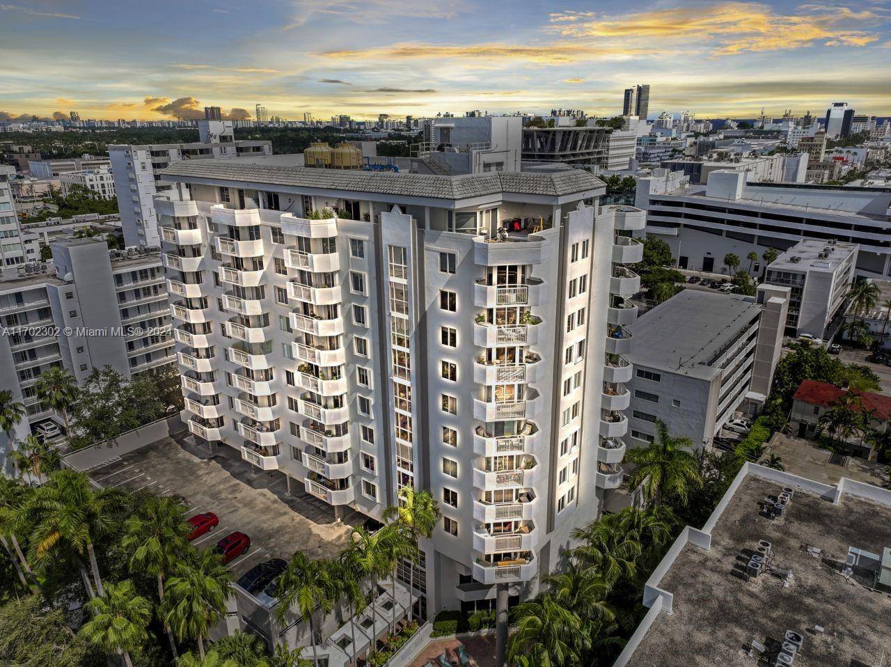 Experience sunsets views in this beautiful and spacious 2 BR, 2 BA corner unit in one of South Beach's premiere and meticulously maintained boutique buildings.