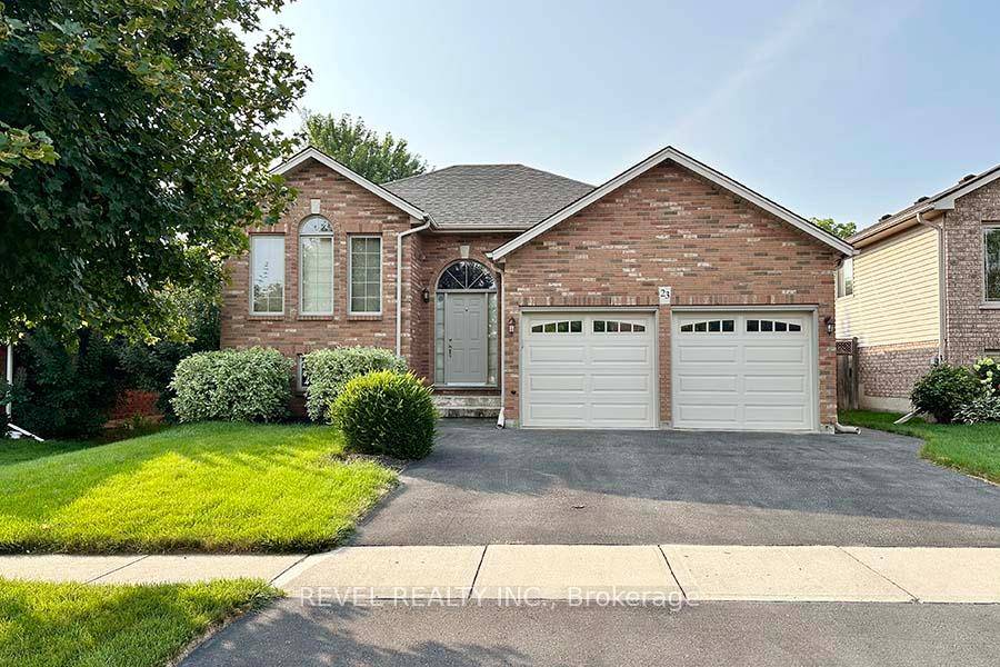Located in the heart of West Brant, 23 Garners Lane is a fully finished, all brick raised ranch offering 2, 300 sq.