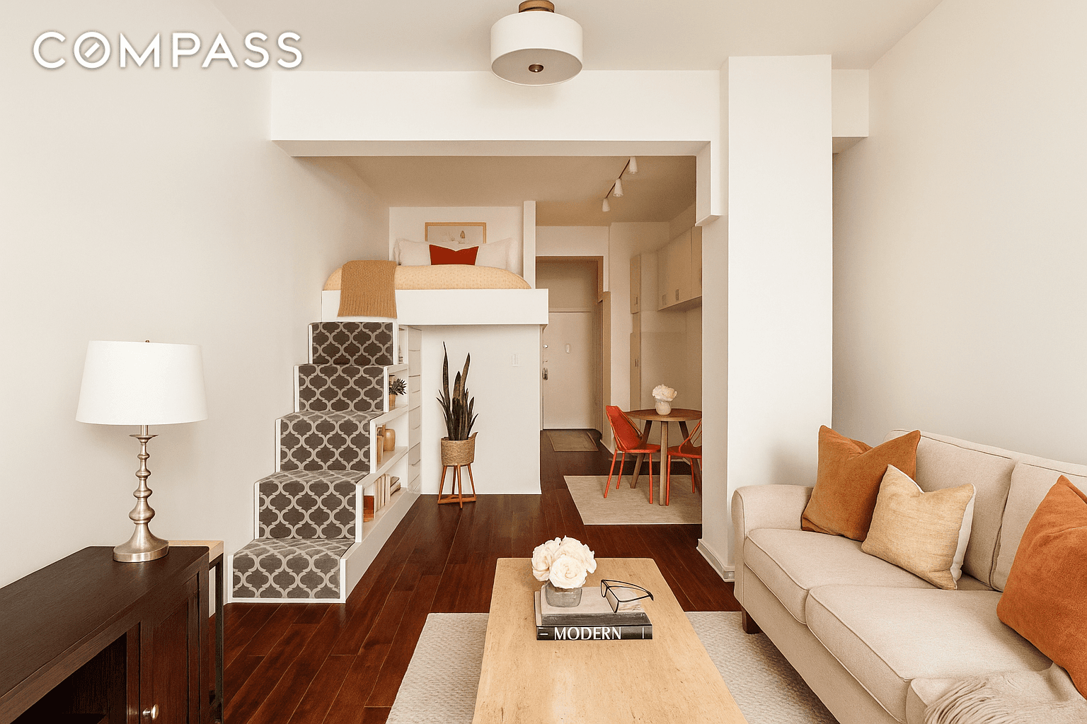 This newly renovated loft blends design with thoughtful function.