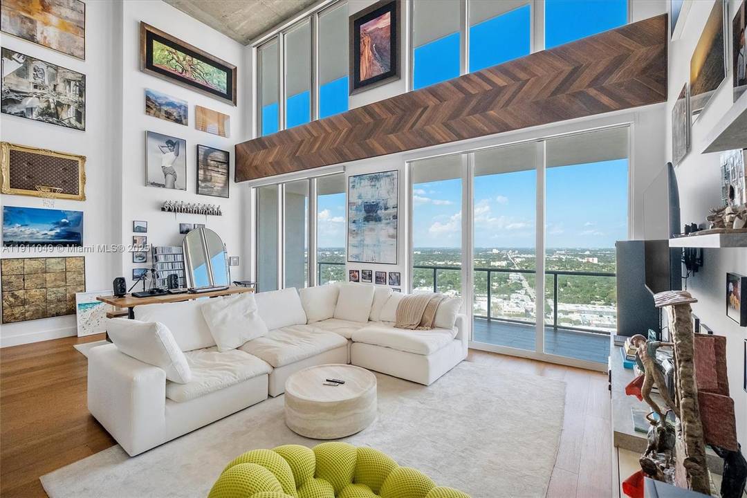 Exquisite two story penthouse in the heart of Midtown Miami.