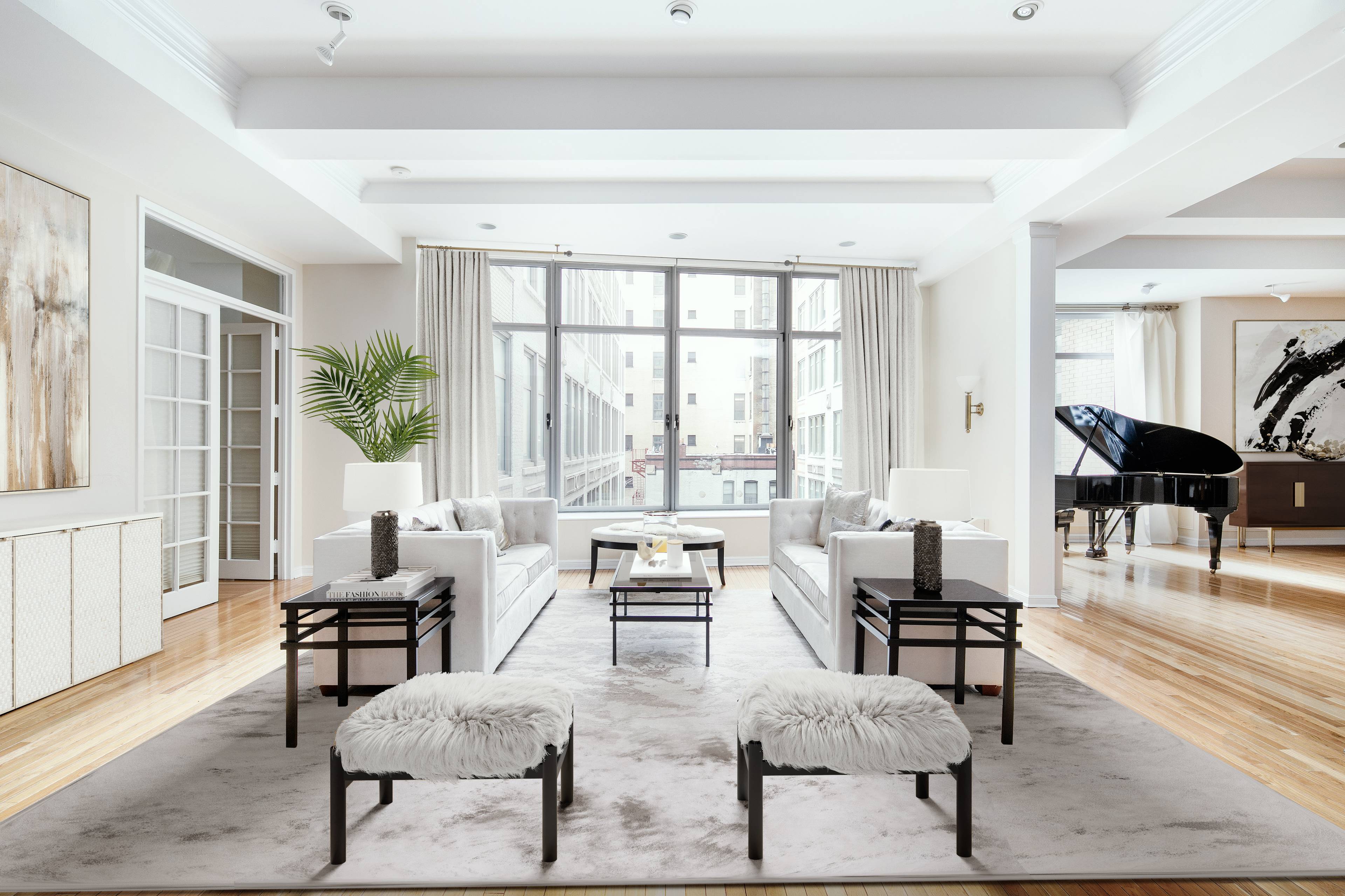 This is the best priced and largest home available at the iconic Chelsea Mercantile !