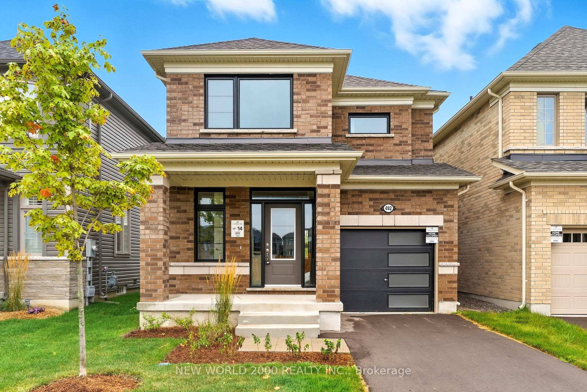 Rare Opportunity ! Newly built by award winning Tribute Communities, this charming 4 bedroom detached home in the master planned Cobourg Trails development is sure to impress.