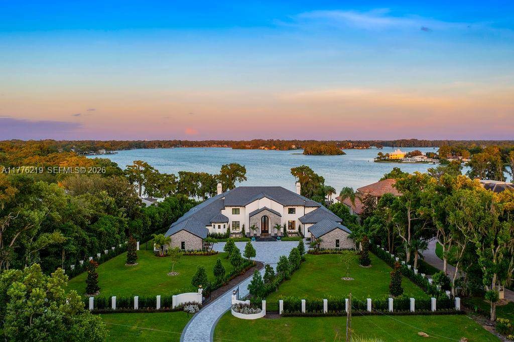Lakefront estate featuring 6 bed, 7 full and 3 half baths.