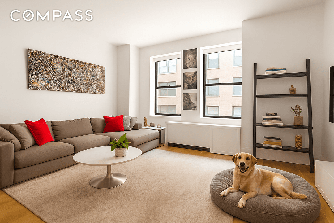 Welcome home to Apartment 6B, a spacious and well designed 1 bedroom, 1 bathroom condo in the heart of the Financial District.