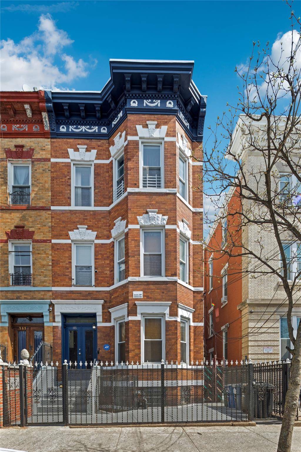 Introducing 185 Chestnut Street a rare, 3 family brick home in the heart of Cypress Hills, Brooklyn, featuring an impressive 11 bedrooms across spacious layouts, a full basement with three ...