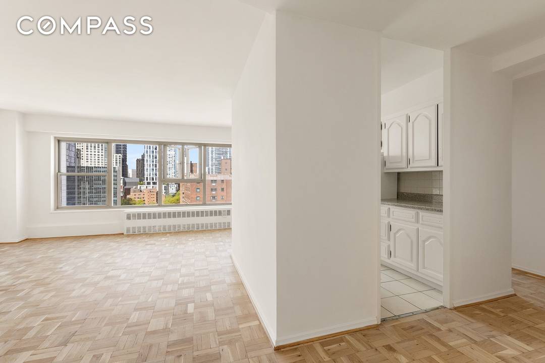 Rare amp ; Gorgeous Fort Greene penthouse 16th floor one bedroom with two exposures and a Birds Eye view where you can watch sunsets every nite !