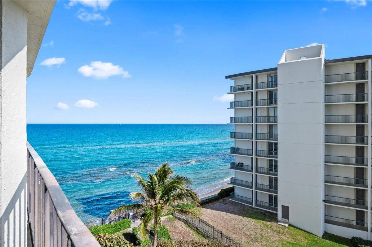 Move in and enjoy spectacular views from two private balconies in this turn key unit which offers ocean and intercoastal waterway views.