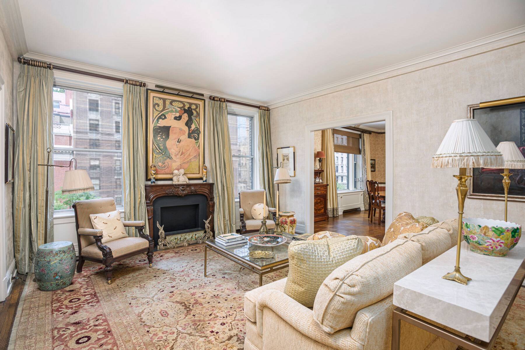 Classic Prewar Gem with 4 Rooms Facing Park Avenue Welcome to this elegant and bright classic 7 room home ideally located in a distinguished full service prewar Cooperative on Park ...