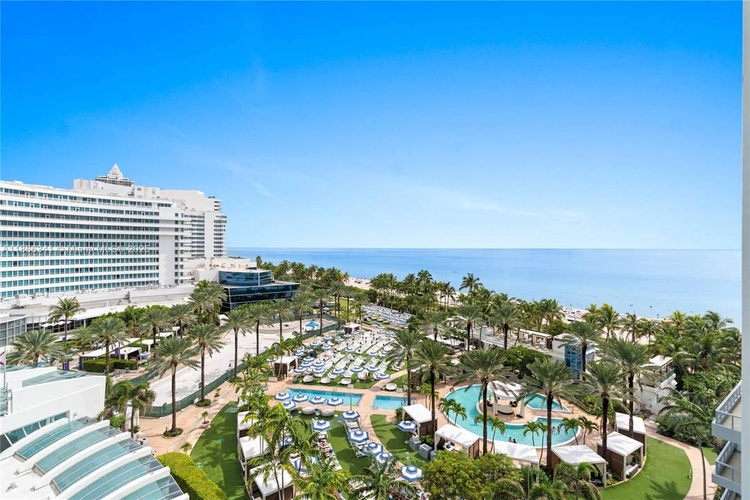 Beautiful Jr Suite with ocean amp ; pool views at The Fontainebleau III.