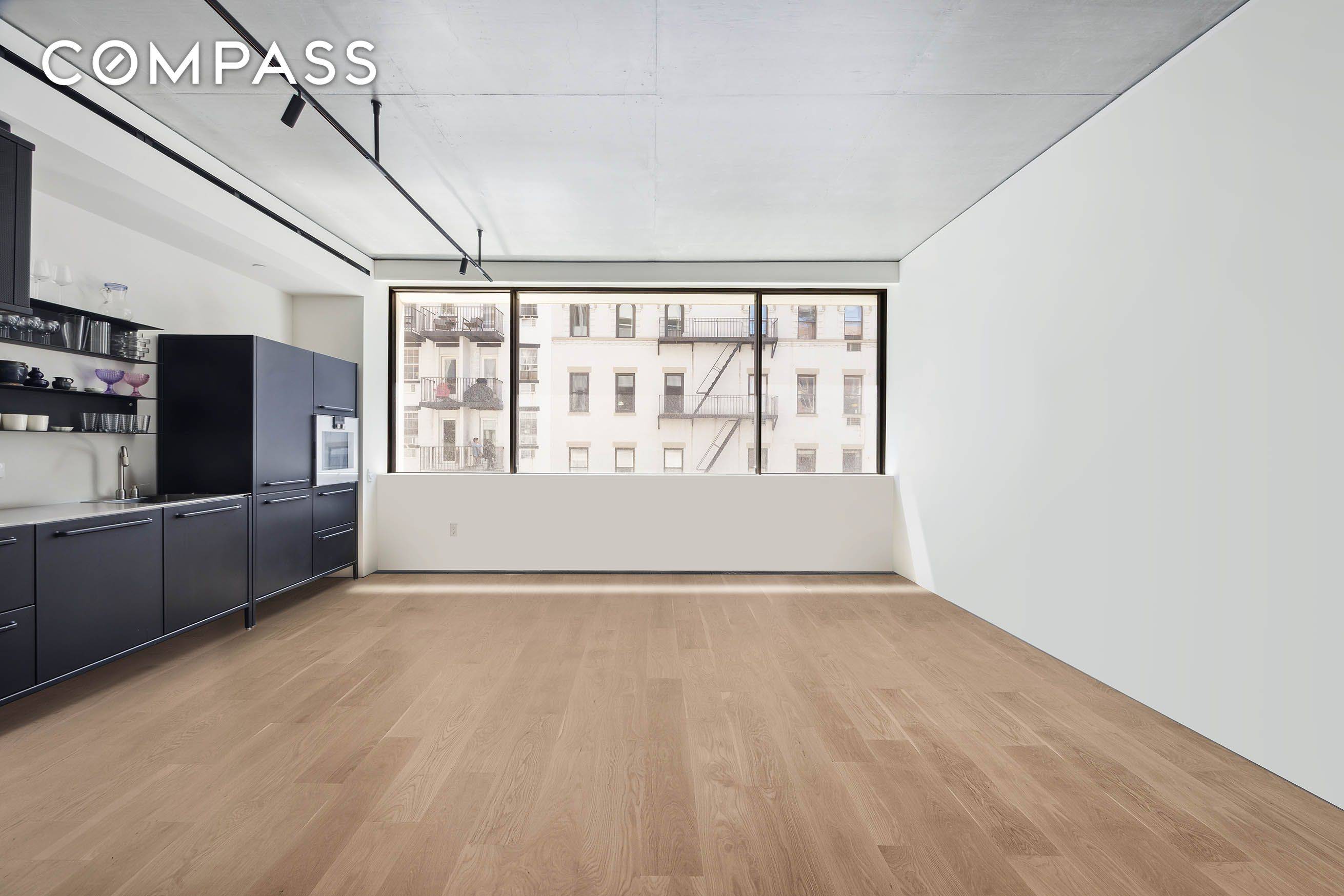 455 W 19th Street, Residence 4S is an ultra modern, 2 bedroom, 2 bathroom luxury condominium with high ceilings and Southern exposures.