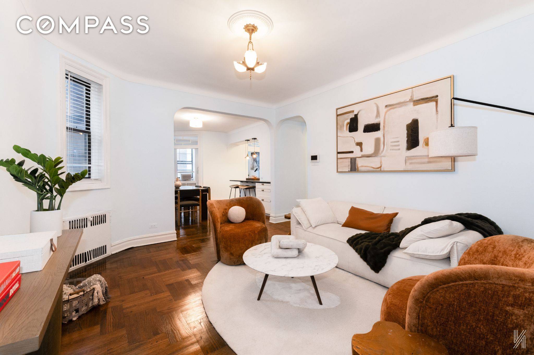 Timeless Elegance in Jackson Heights Most Coveted One Bedroom Layout Step into timeless elegance with this exceptional one bedroom home at The Madison, a distinguished prewar cooperative located in the ...