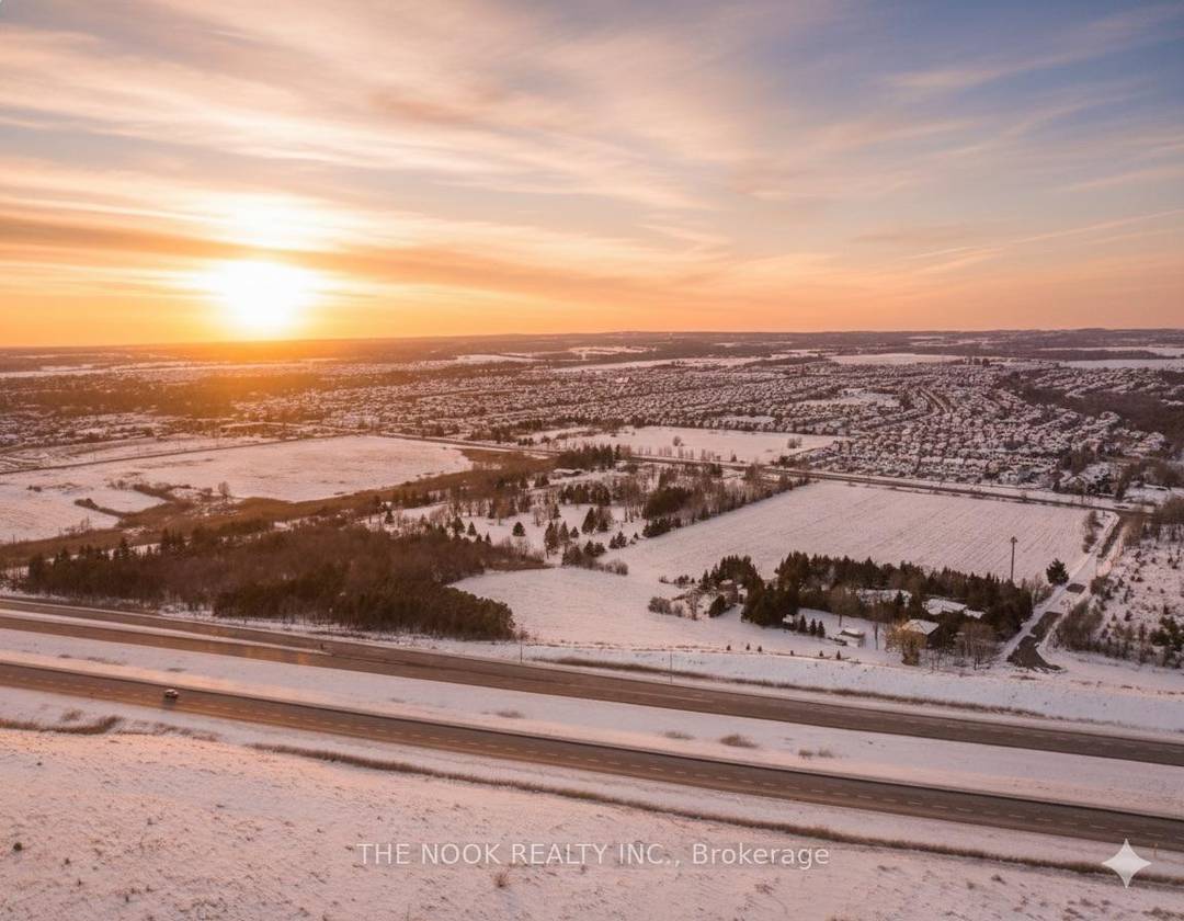 8. 97 acre agricultural holding bordering the Highway 407 corridor in Brooklin, offering rare scale and visibility in a high profile employment corridor.