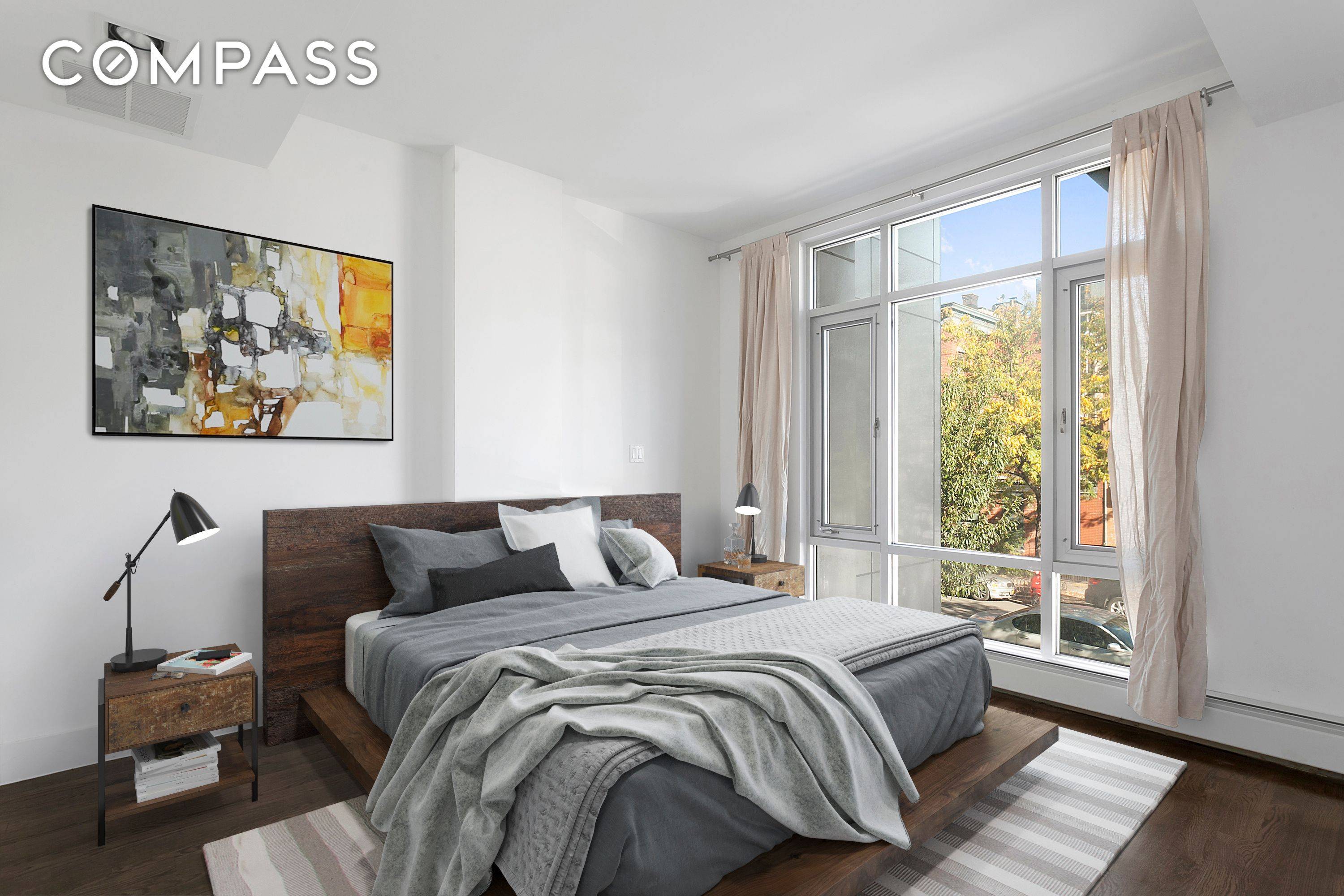 Amazing BIG SKY BIG CITY VIEWS and GARDEN on your PRIVATE ROOFTOP terrace in a boutique elevator condo in Prospect Heights.