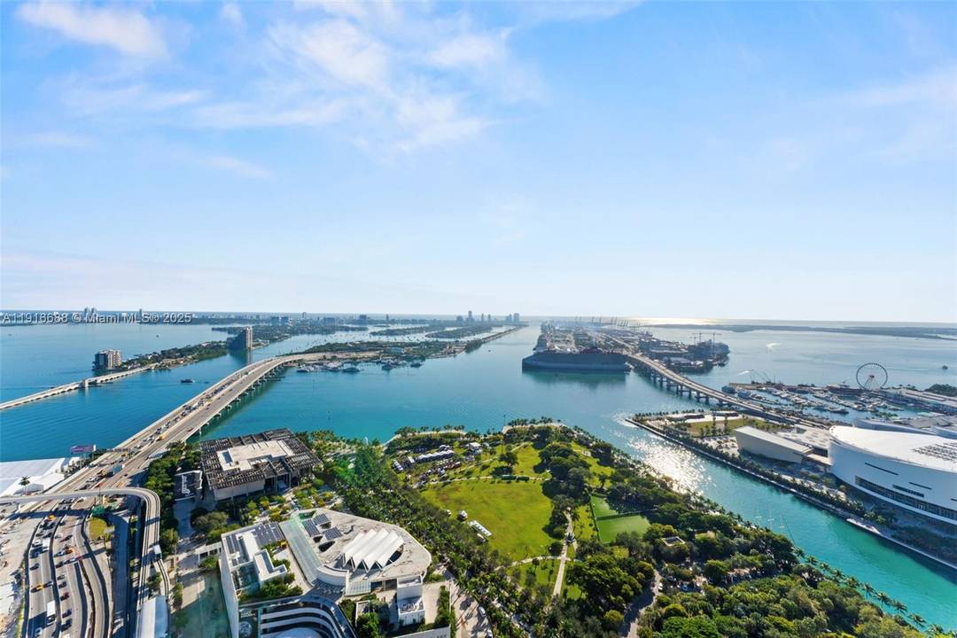 Experience high rise Miami living at its finest in this vibrant, move in ready residence perched above the city with breathtaking Bay and skyline views, a spacious living room that ...