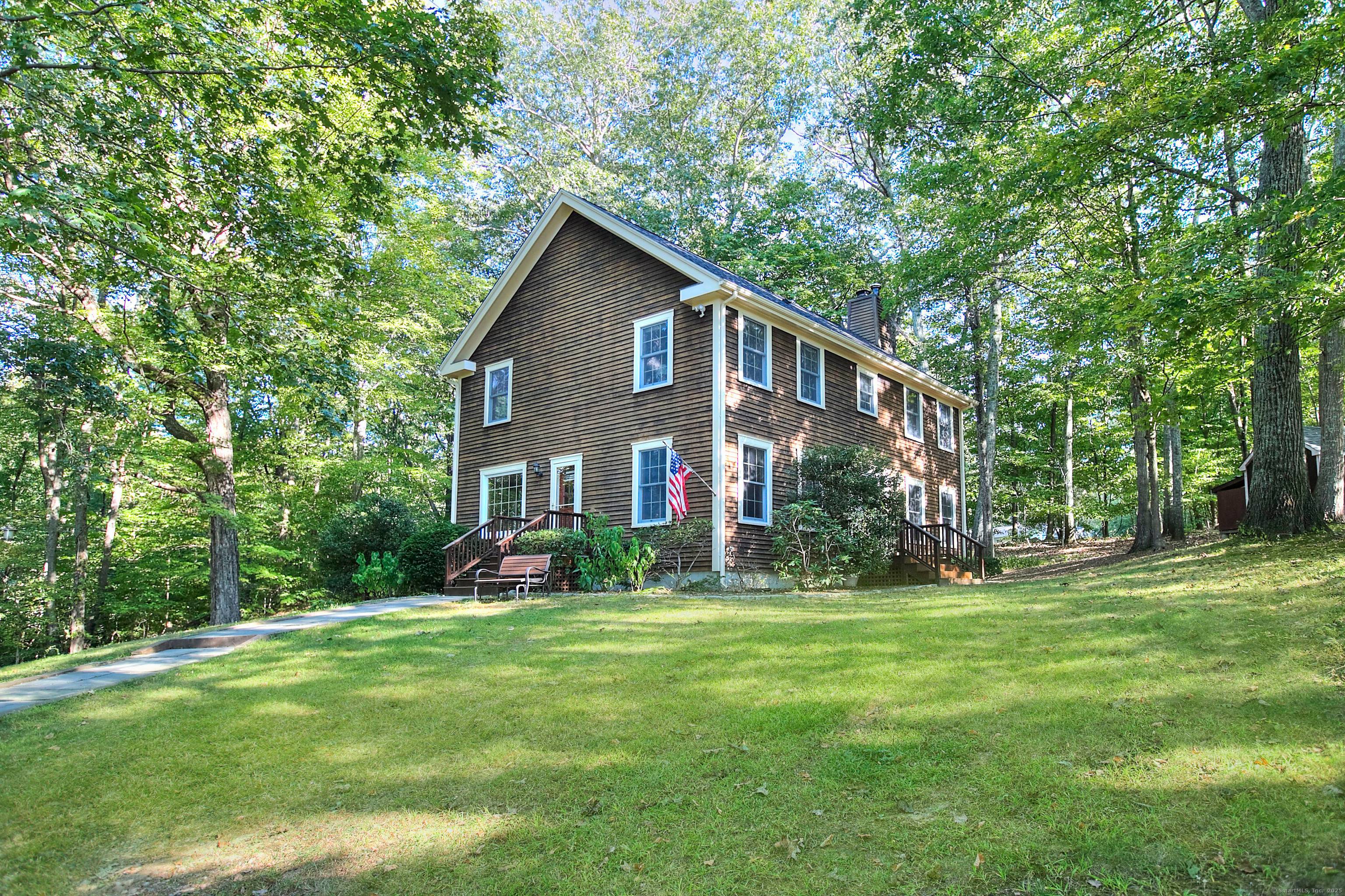 For the first time on the market, this farmhouse colonial was built by its carpenter builder owner and has been exceptionally maintained.