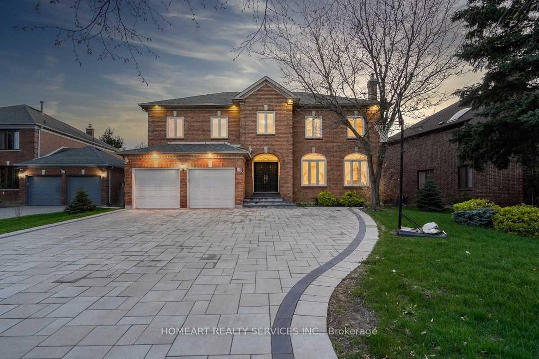 Beautifully Landscaped and New Interlocked, Bright Family Home On A Quiet Cres, MPAC 4, 383 Sq Ft 320 Sq Ft Addition, a total of over 4, 700 sq ft Above ...