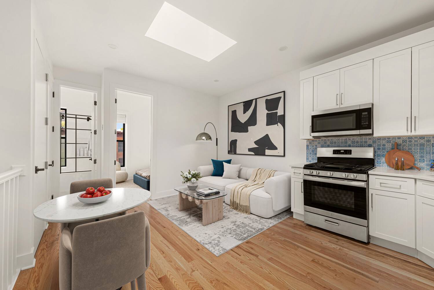 Three Bedroom Rental in Two Family Brownstone in Perfect Stuyvesant Heights Location Featuring Newly renovated top floor 3 bedroom, 1 bath apartment on top floor of brownstone.