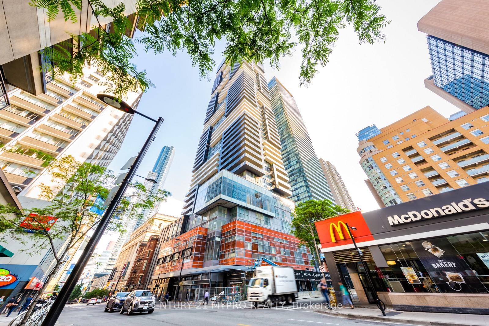 YC Condos near the intersection of Yonge St amp ; College St in Torontos Downtown neighbourhood.