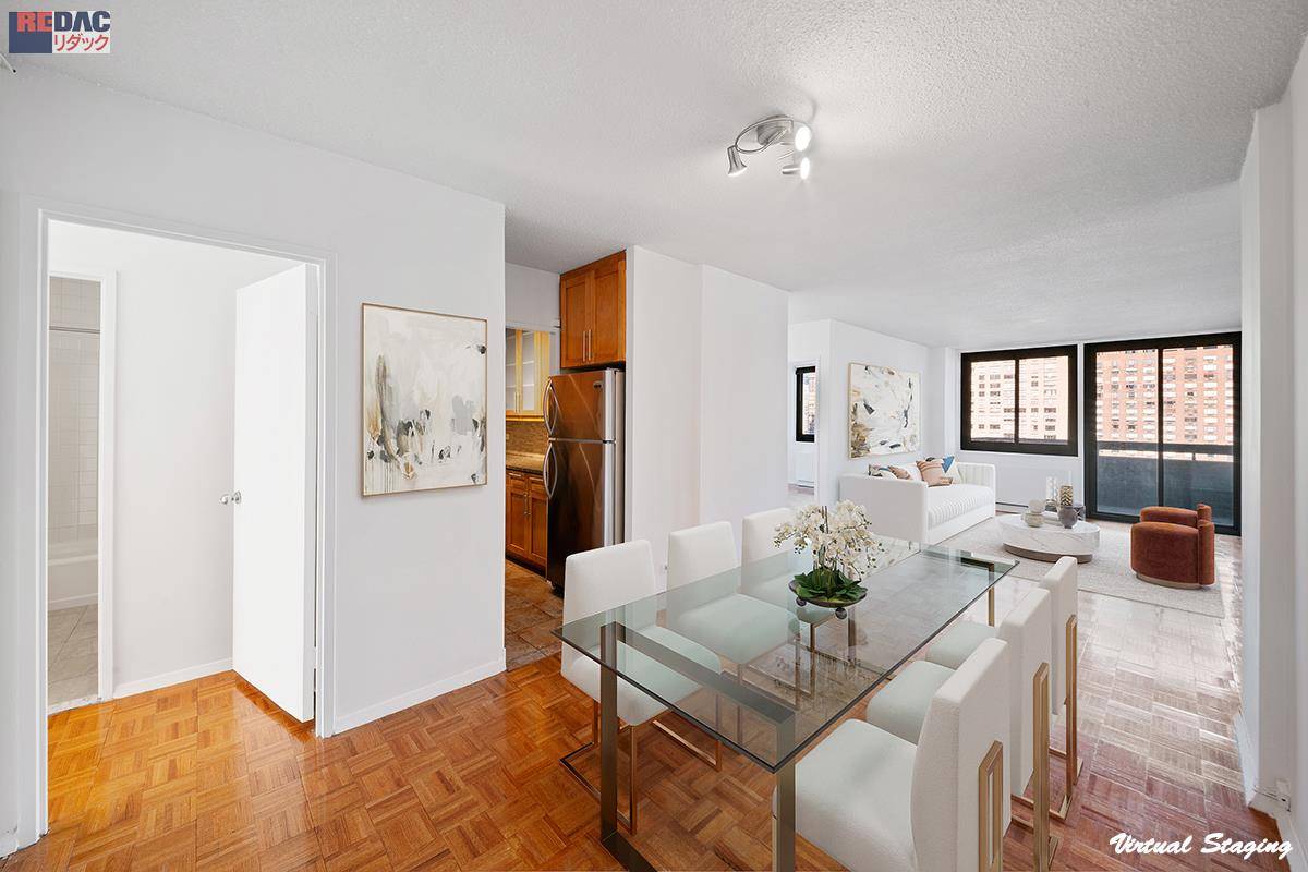 This beautiful 2 bedroom 2 full bathroom home with a private balcony is in a full service condo building.
