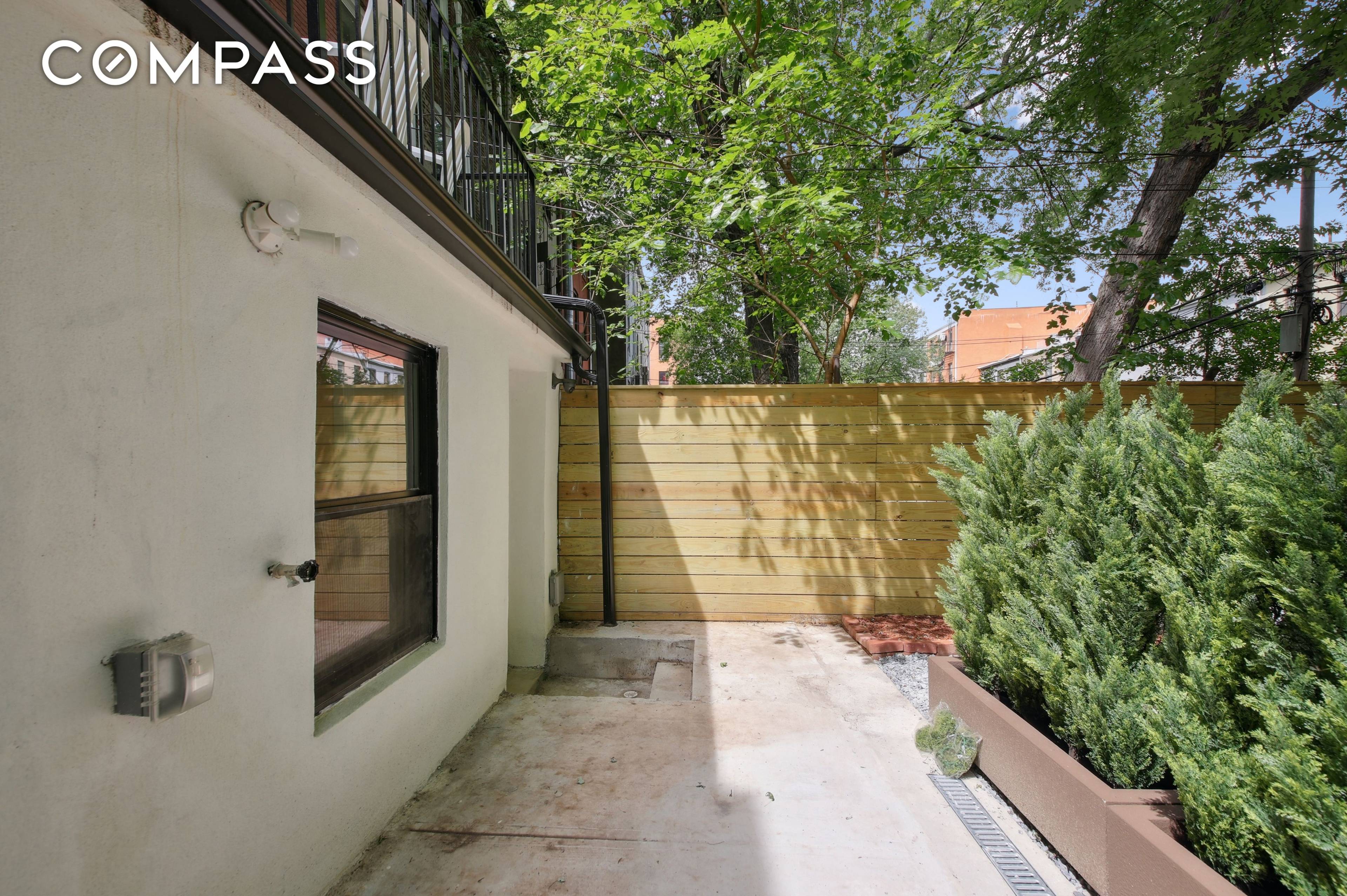 Fully renovated two bedroom with washer dryer, dishwasher, deluxe bathrooms and private outdoor space.