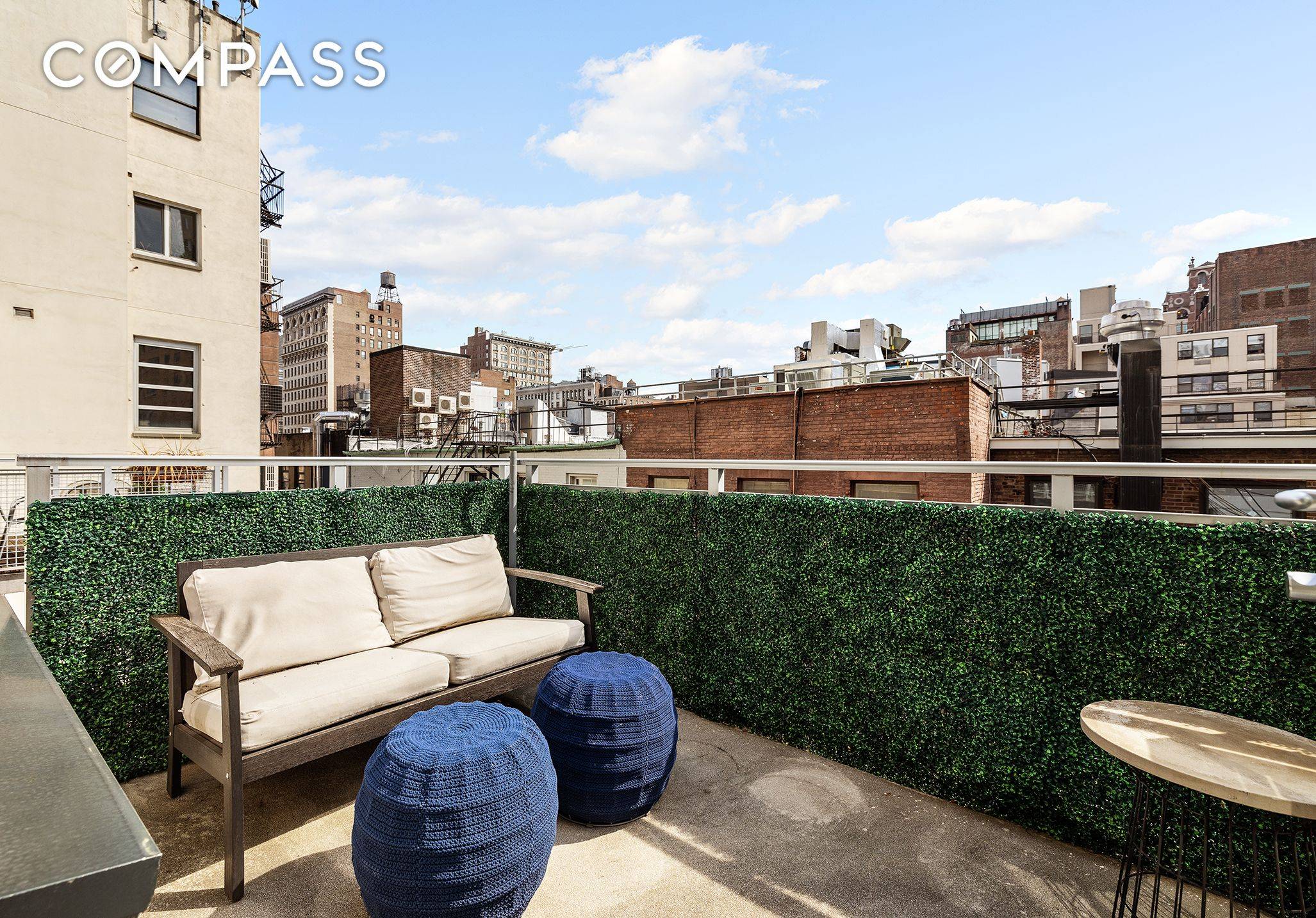Perched on the 7th floor of The Oculus Condominium at 50 West 15th Street, this fully south facing 2 bedroom, 2 bathroom home offers a private balcony of over 75 ...