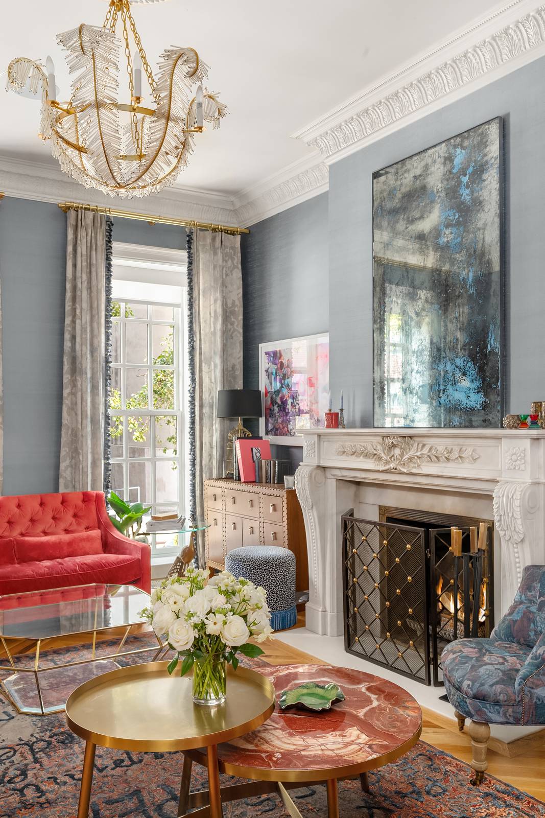 A stunning 20 foot single family townhouse on a quiet West Village block, this Greek revival five bedroom, six and a half bathroom home boasts generously proportioned rooms and expansive ...