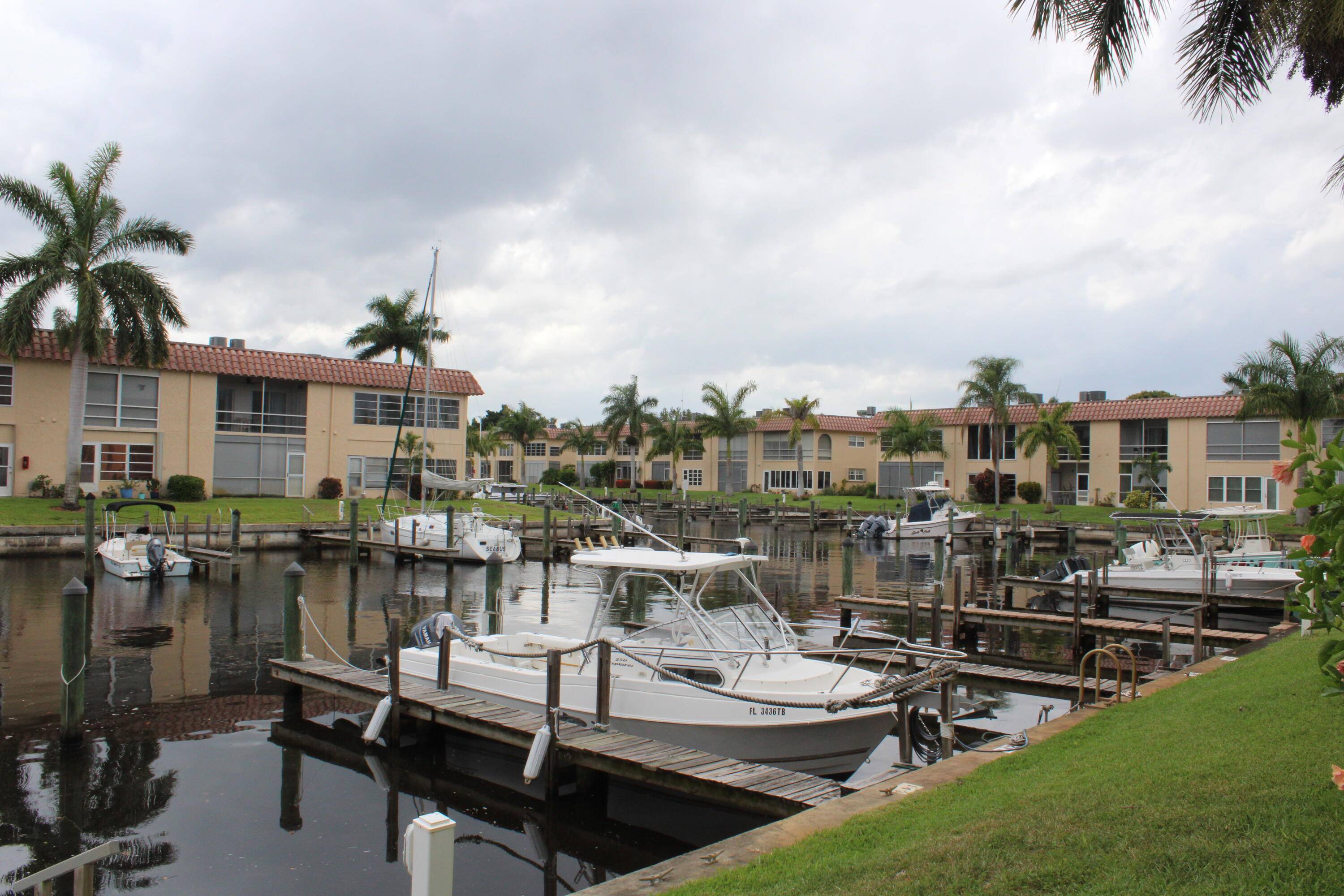 DOCK with this 2br 2 bath condo on the 2nd floor.