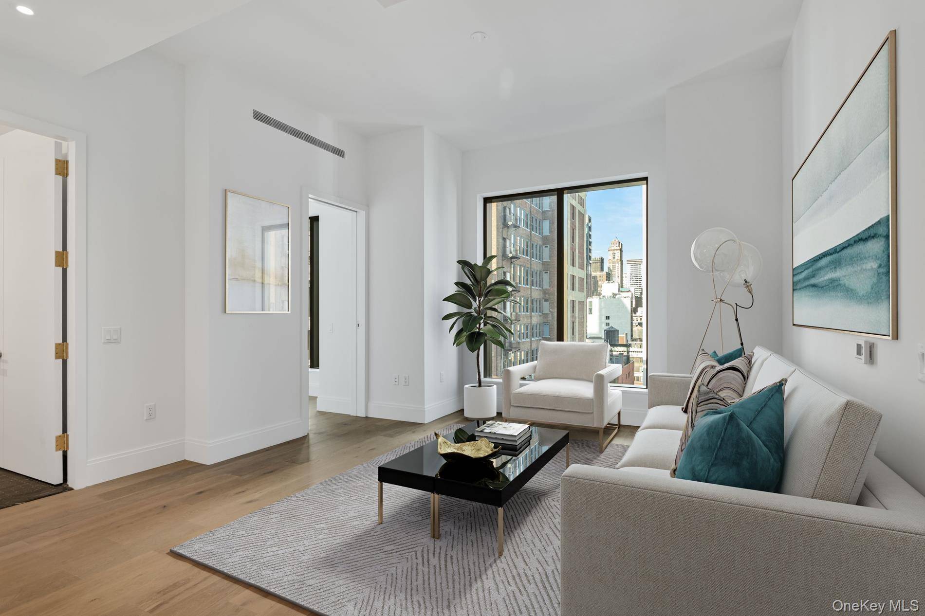 Modern 1 Bedroom with Iconic Views at Rose Hill Welcome to this elegant 1 bedroom, 1 bath home on the 19th floor of Rose Hill, the Rockefeller Group s flagship ...