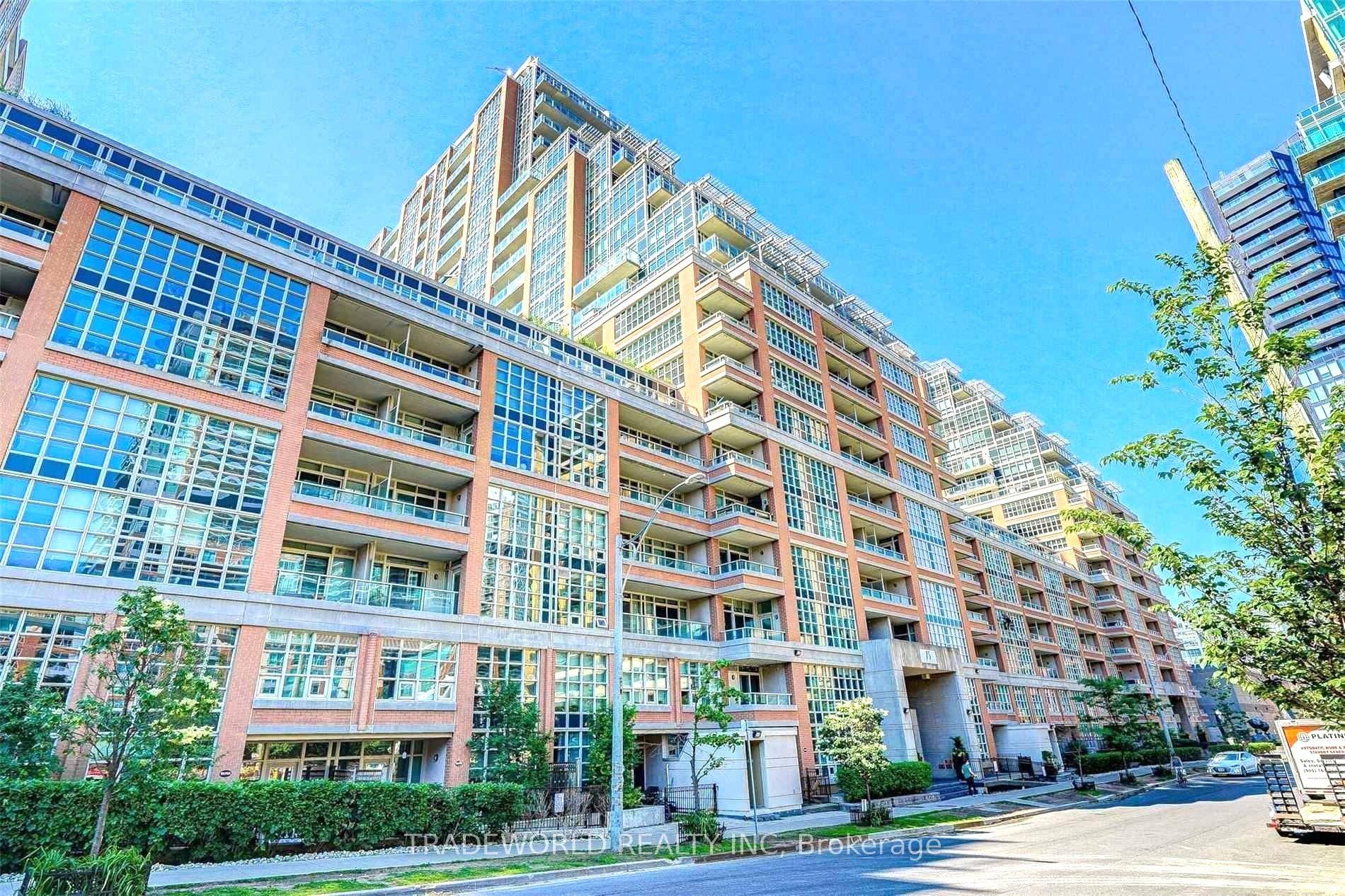 This Oversized 1 Bedroom Corner Suite Is 712 Sq Ft With Two Balconies Situated In The Heart Of King West Village A Tremendous Unobstructed South East view Overlooking The City ...