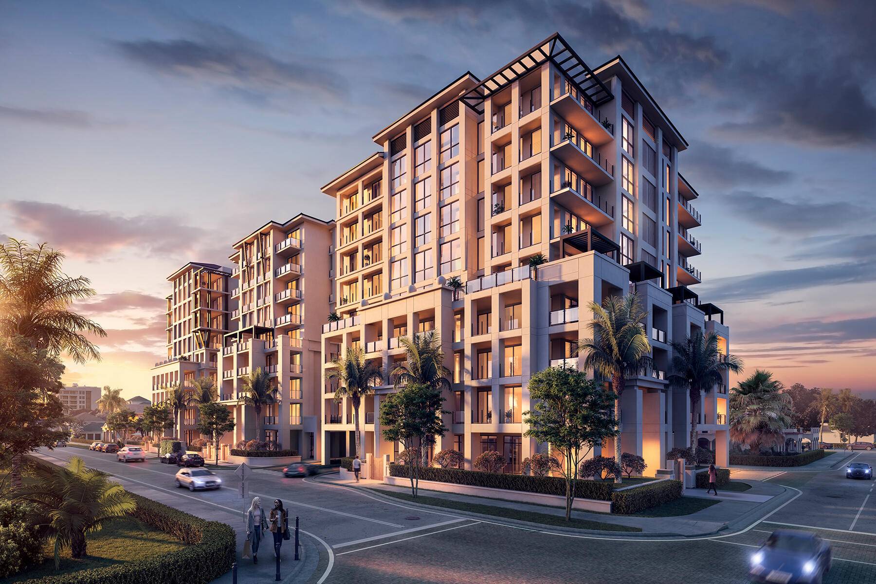 Tucked away in a Quiet Sanctuary at the intersection of City and Sea, this Modern work of Art will rise above the premier address in All of Boca.