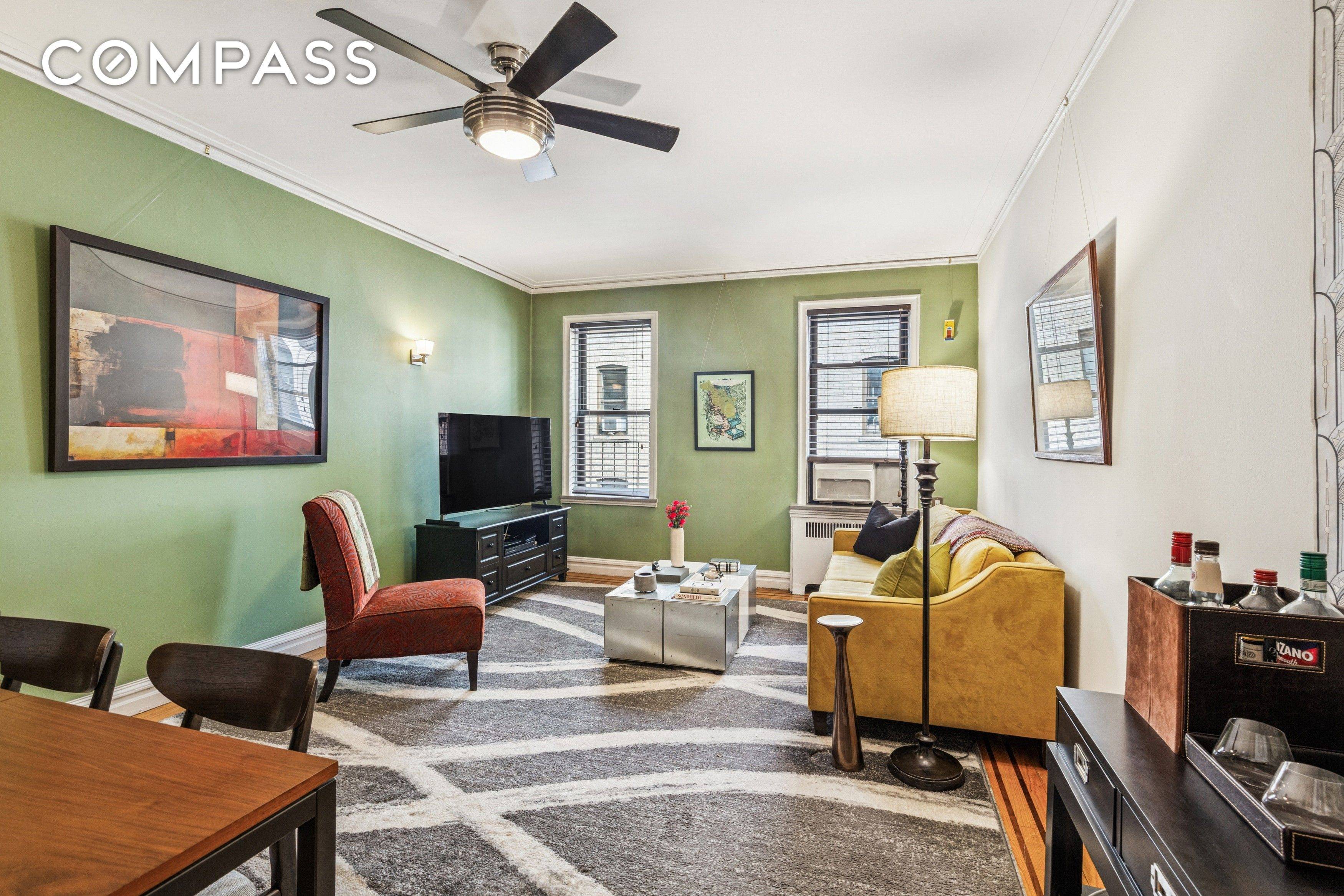 MINT CONDITION BLISSFULLY QUIET ONE BEDROOM This gorgeous home has been renovated with much love and keen attention to detail.