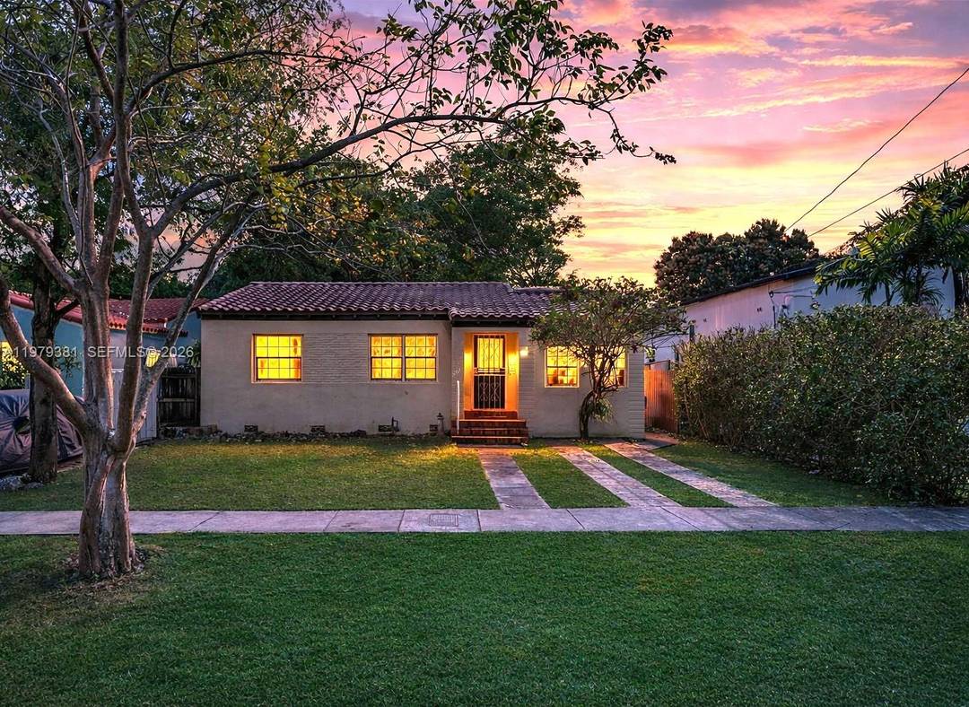 Filled with natural sunlight, this bright and inviting 3 bedroom, 2 bathroom home features beautiful wood floors throughout and a warm, neutral color palette that complements any style.