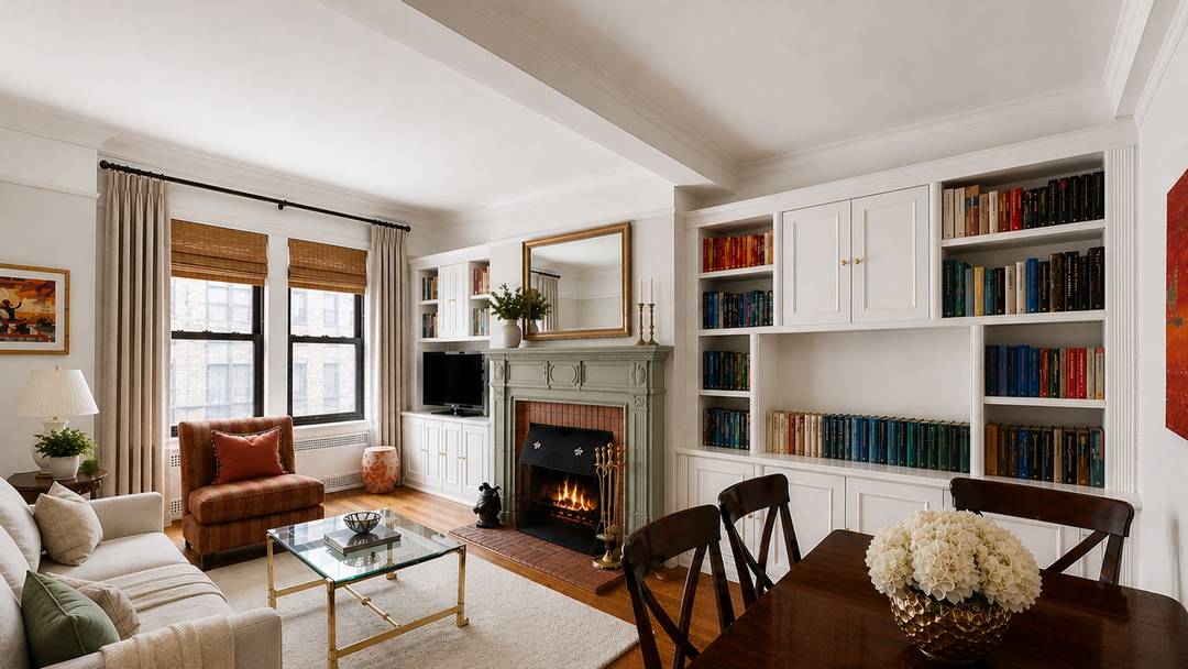 Grand Prewar One Bedroom with Wood Burning Fireplace, and Windowed Eat In Kitchen in Prime Upper East Side This oversized, elegant one bedroom, one bathroom home offers the best of ...