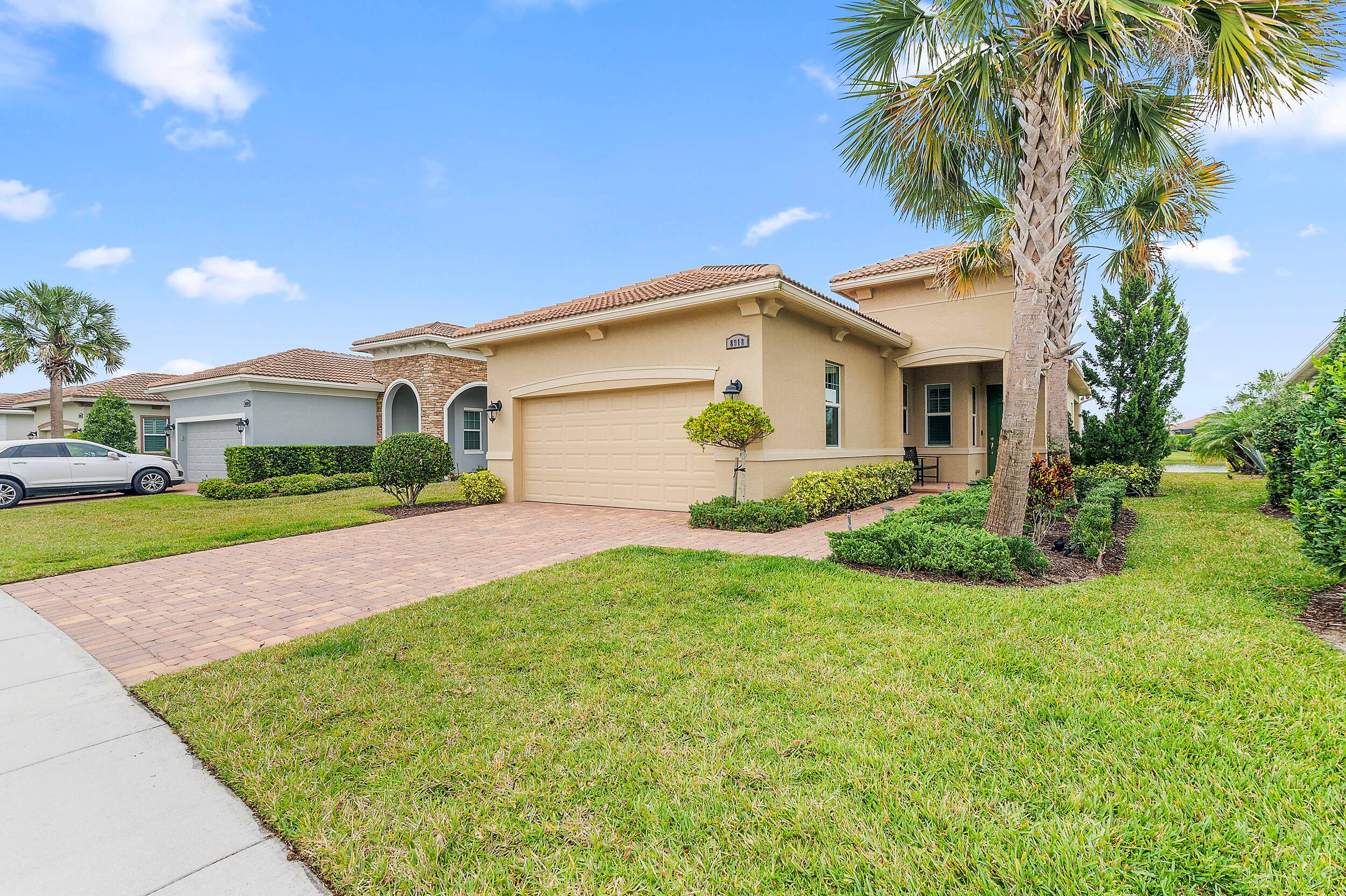 Built in 2020, this stunning 2 bedroom den, 2 bath home in the gated community of PGA Verano offers modern comfort, low maintenance living, and peace of mind with full ...