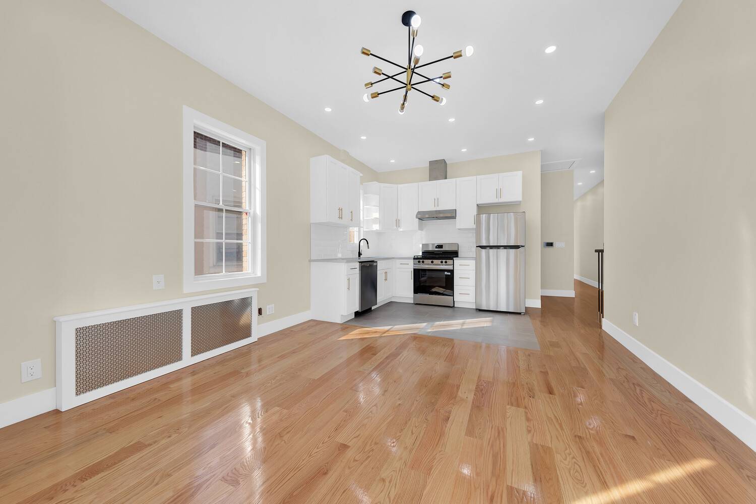 Gorgeous brand new, gut renovated 3 bedroom, 2 baths with PRIVATE BALCONY for rent in Prime Kensington, Brooklyn.