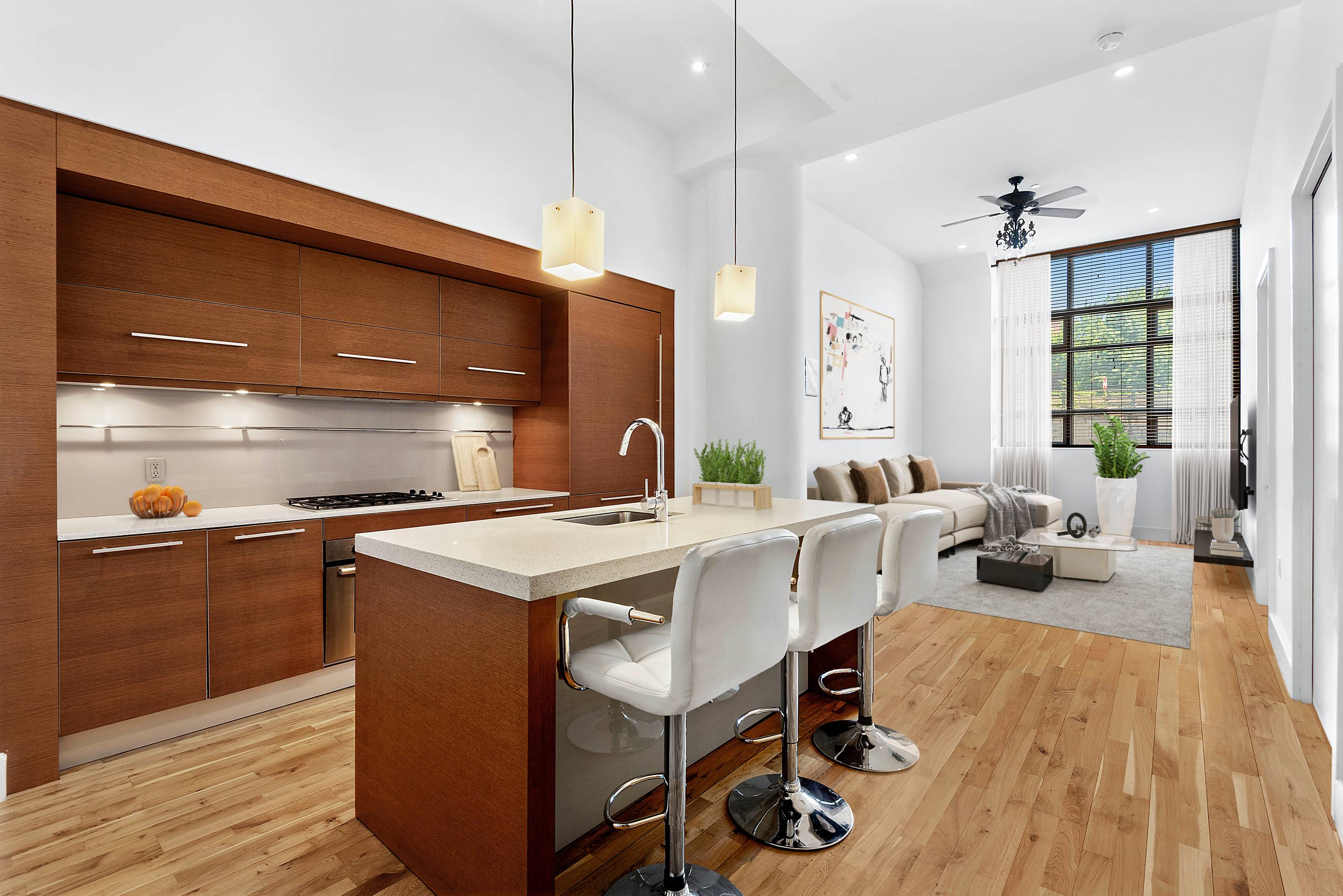Great opportunity to own a 1 bed Home Office 1, 005 sf condo loft home, in one of the most sought after condominiums in all of NYC.
