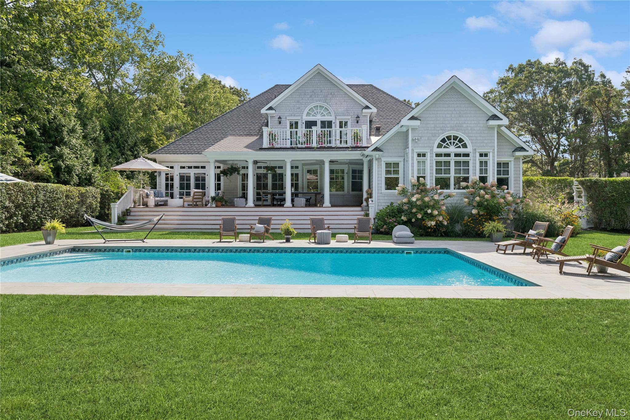 Nestled in the peaceful hamlet of Remsenburg renowned for its privacy, charm, and proximity to Westhampton Beach this newly updated residence offers over 4, 600 sq ft of elegant living ...