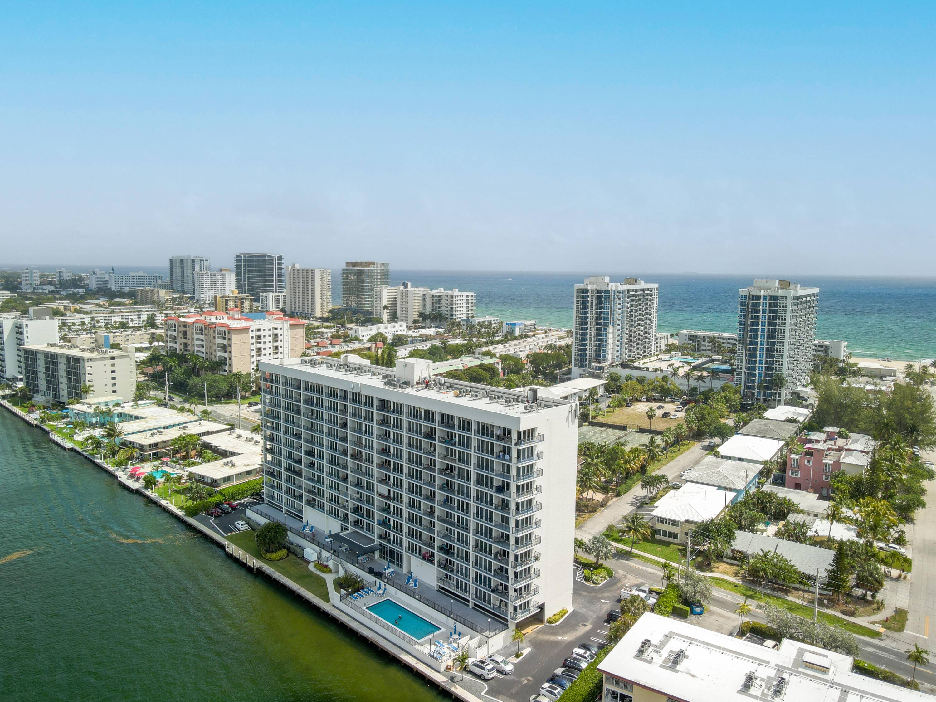 RARELY AVAILABLE CORNER UNIT, WIDE INTRACOASTAL VIEWS FROM YOUR VERY OWN PRIVATE, WRAP AROUND BALCONY !