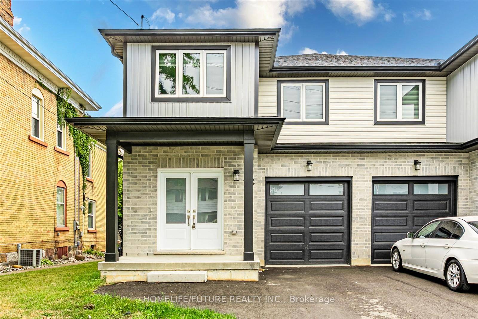 Newly Renovated 1900 Sq Ft Semi Detached Home On A Good Size 112 Ft Deep Lot With One Car Garage Long Driveway 3 Car Parking A Simply Gorgeous Home With ...