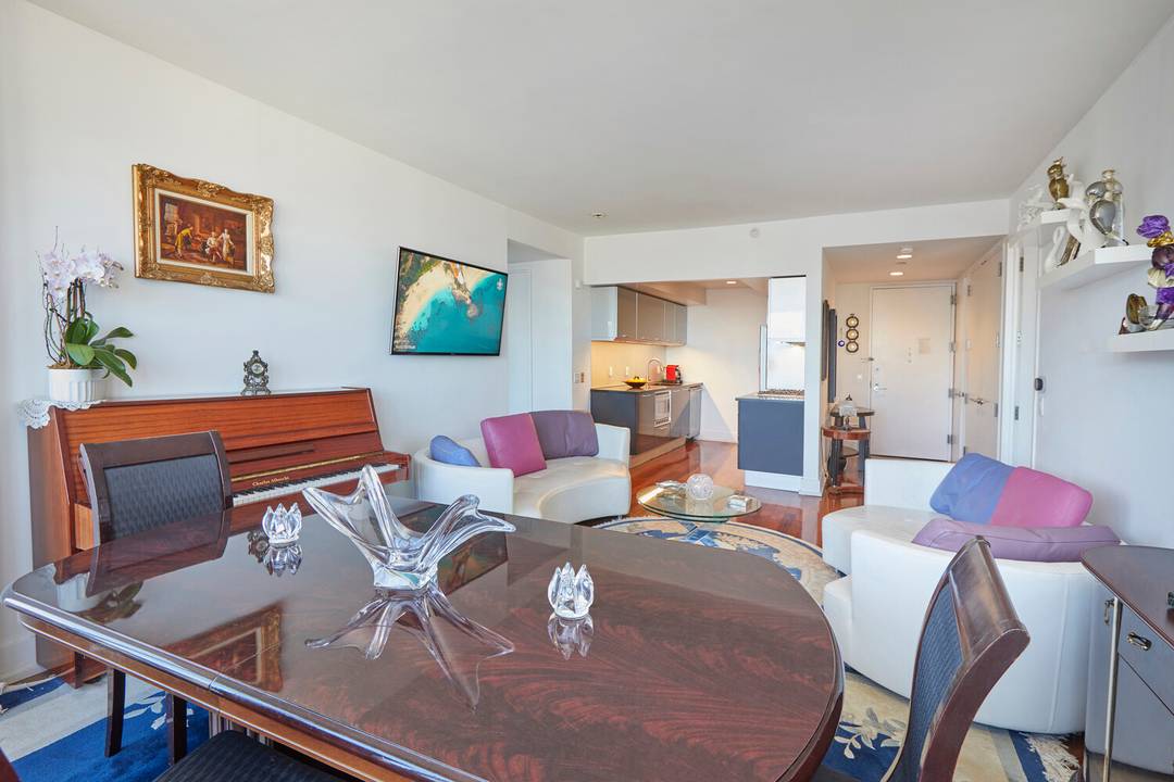 Welcome to unit 48C at 350 West 42nd Street, where elevated living meets breathtaking views in the heart of a vibrant locale.