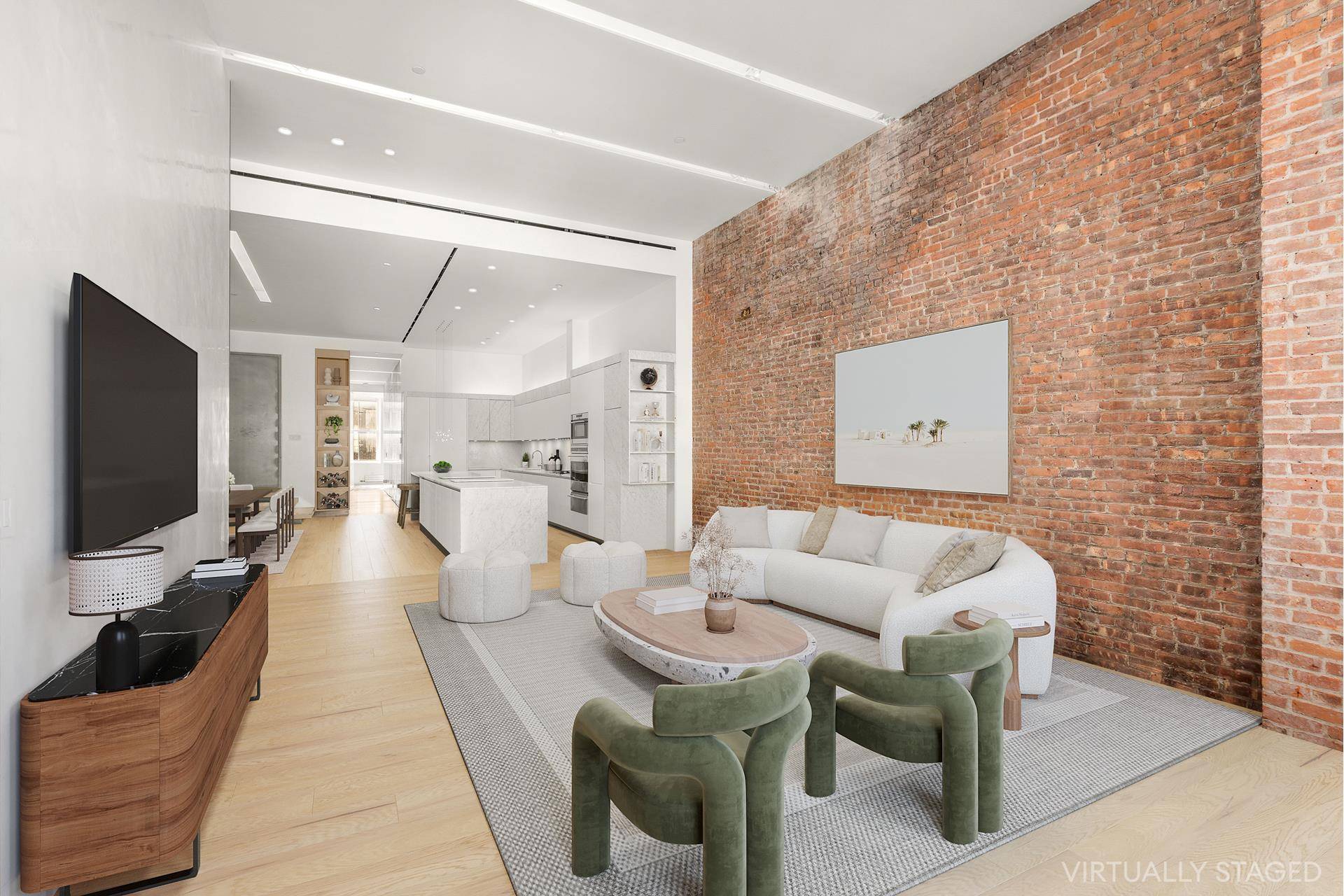 Discover a rare blend of space, privacy, and elegance in this 3, 000 square foot duplex penthouse loft, located in a landmark cast iron building in the heart of Tribeca.