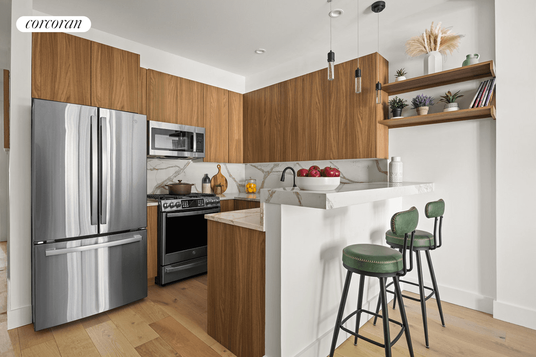 Tucked away on a peaceful, tree lined stretch of the avenue, 1198 Jefferson brings a boutique collection of just four residences to one of the neighborhood's most charming corridors.