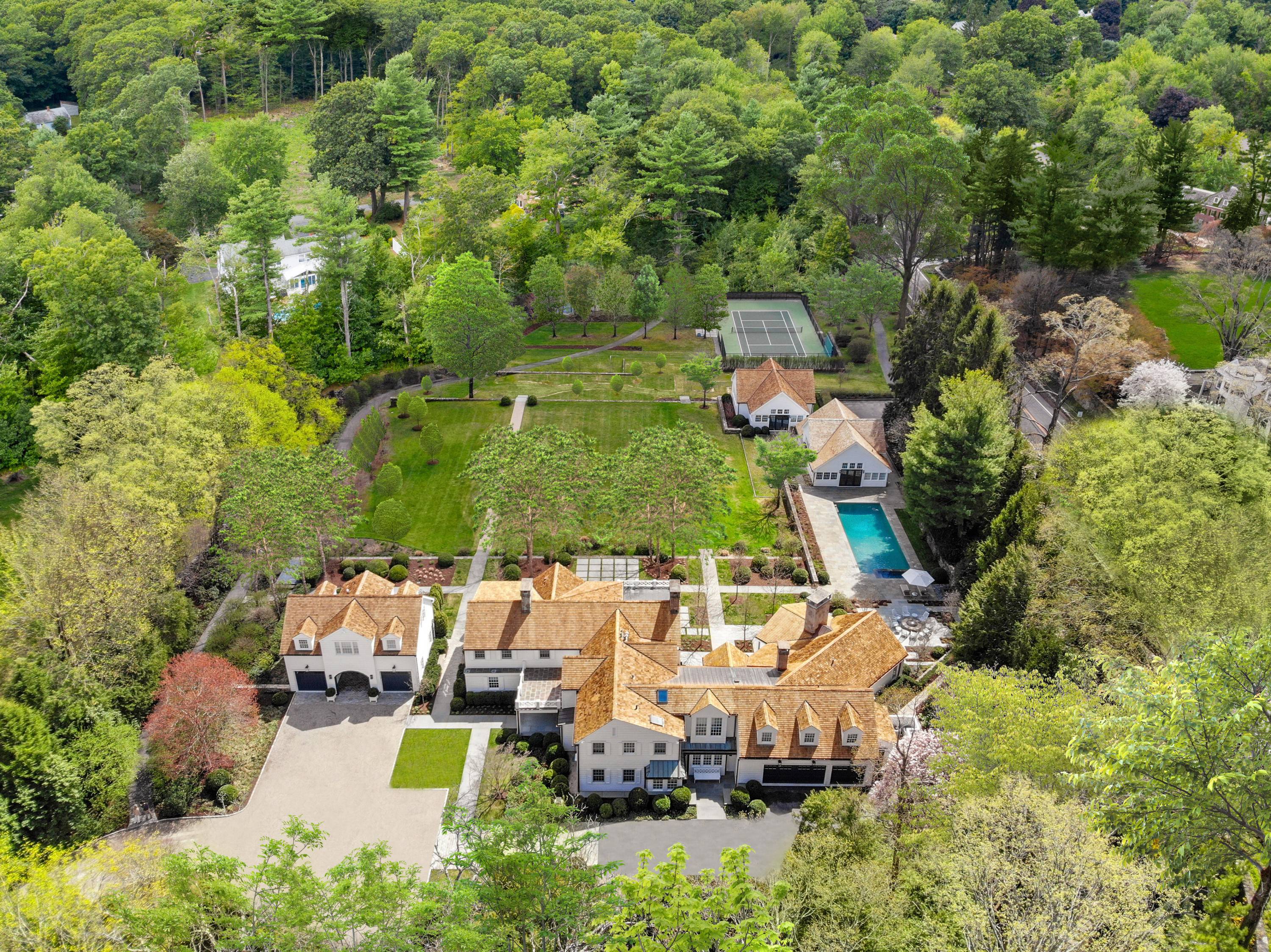 This is the ultimate multigenerational compound, perfect for extended family and friends to gather and enjoy a bespoke country house lifestyle.