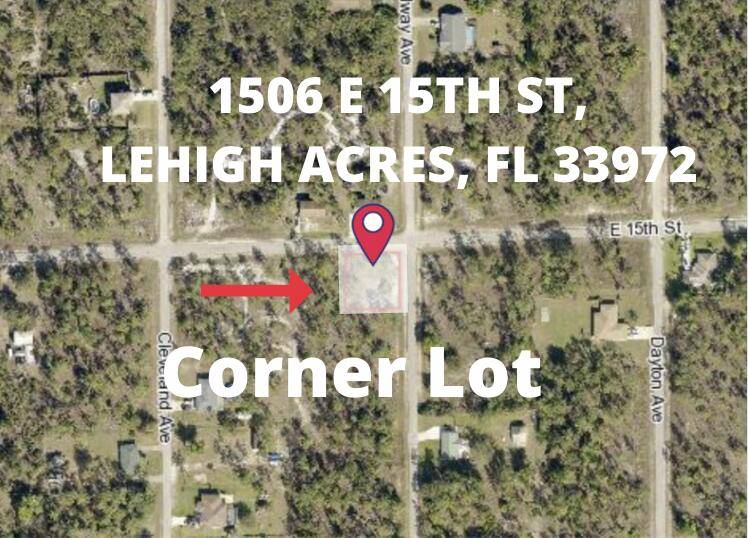 Incredible corner lot located in Lehigh Acres.