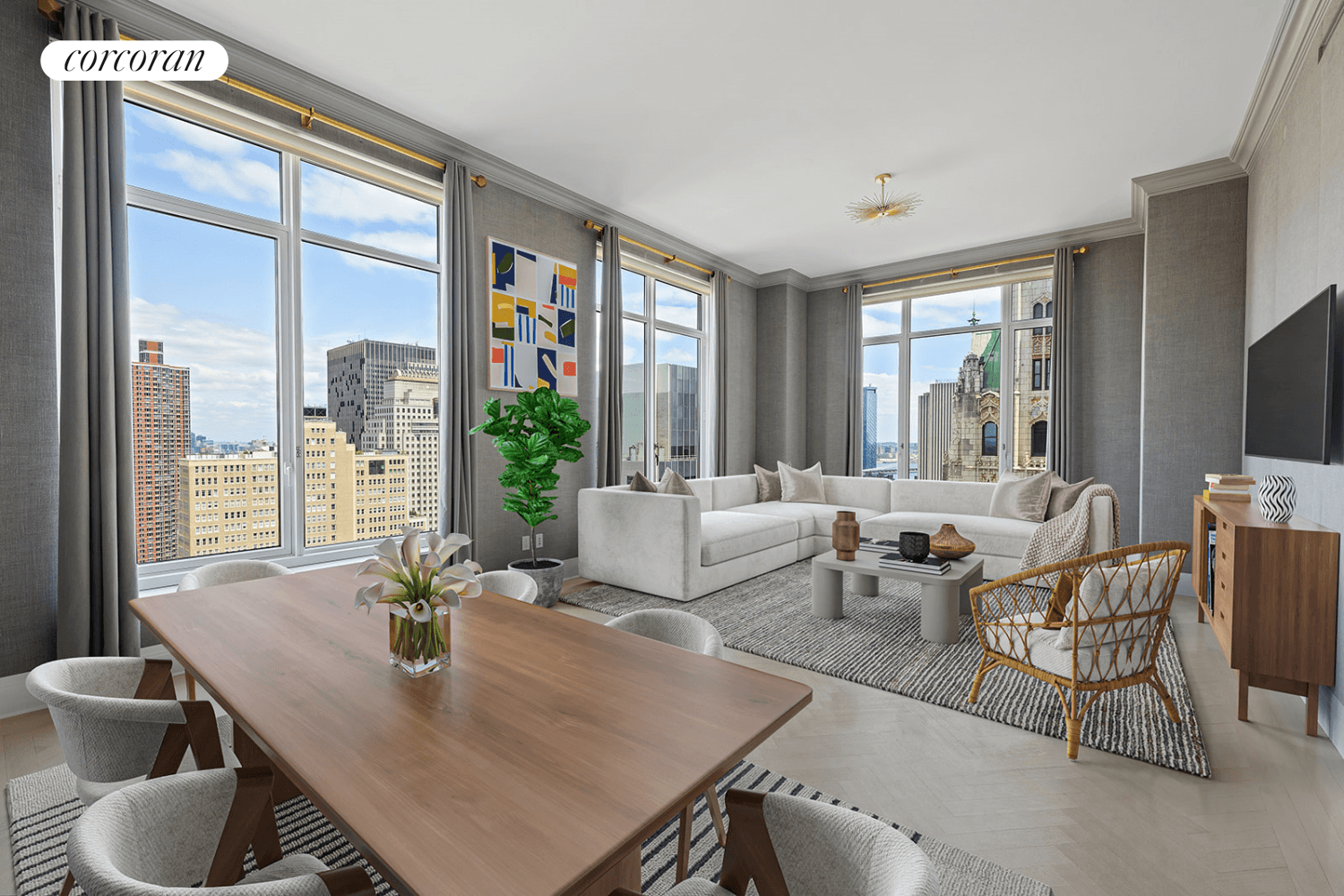 New to Market ! This gracious two bedroom residence features a corner Living Dining Room and corner Master Bedroom Suite, allowing each room the benefit from the stunning northern views ...