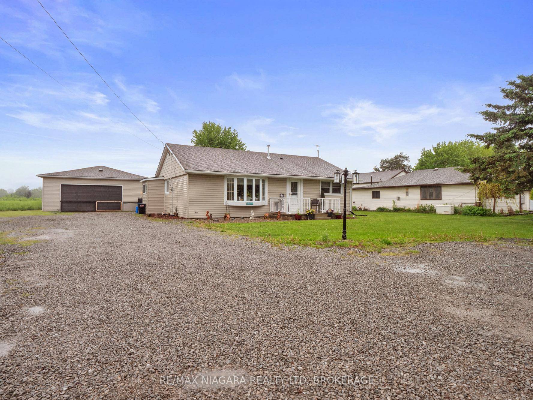 Nestled on a generous lot in the heart of Niagara, this charming 3 bedroom bungalow offers the perfect blend of rural tranquility and modern convenience.