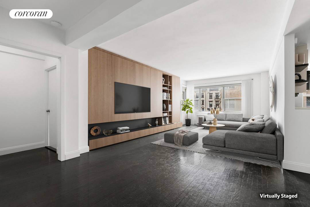 Exceptionally bright and quiet, this spacious corner one bedroom residence is located in the most coveted building on Lower Fifth Avenue's Gold Coast The Brevoort.