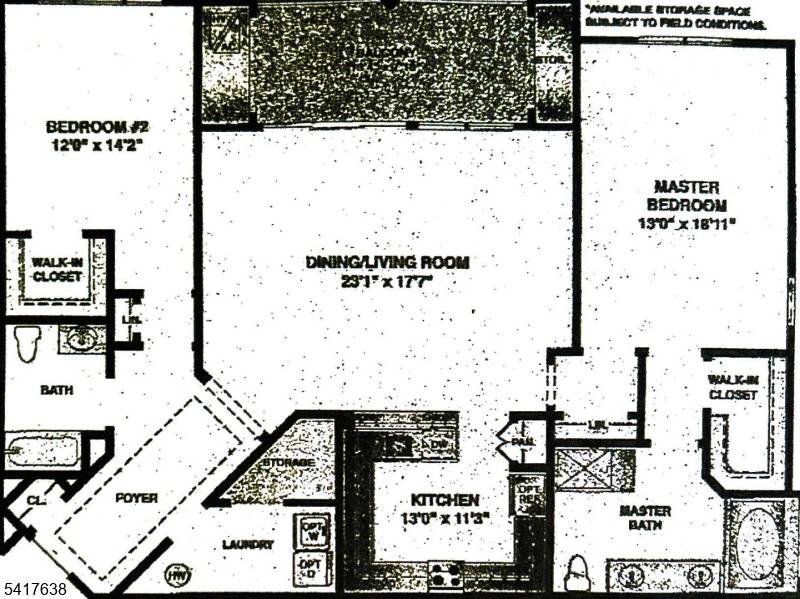 This open and airy end unit is move in ready.